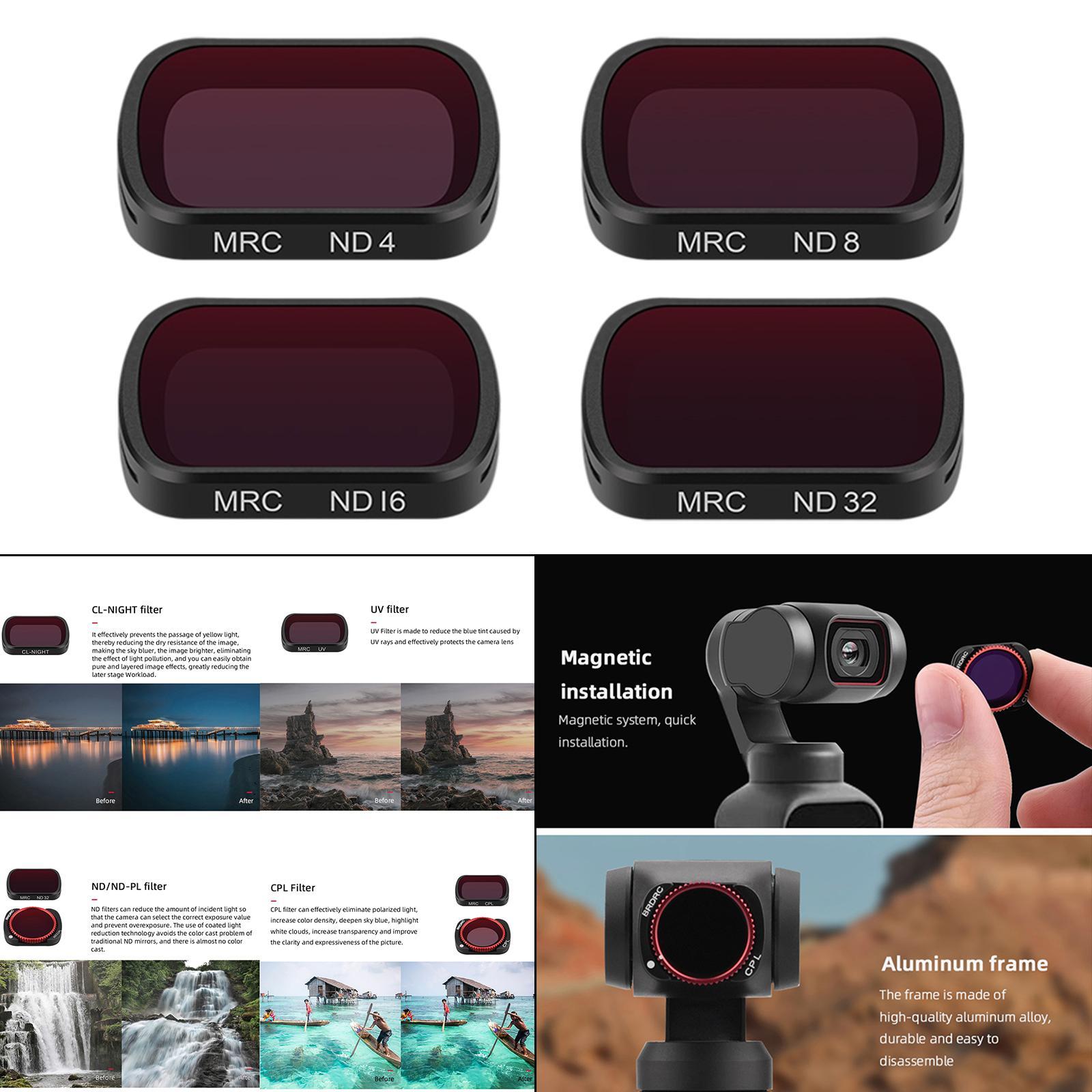 Camera Optical Glass Lens Filter  CPL ND8 ND16 ND32