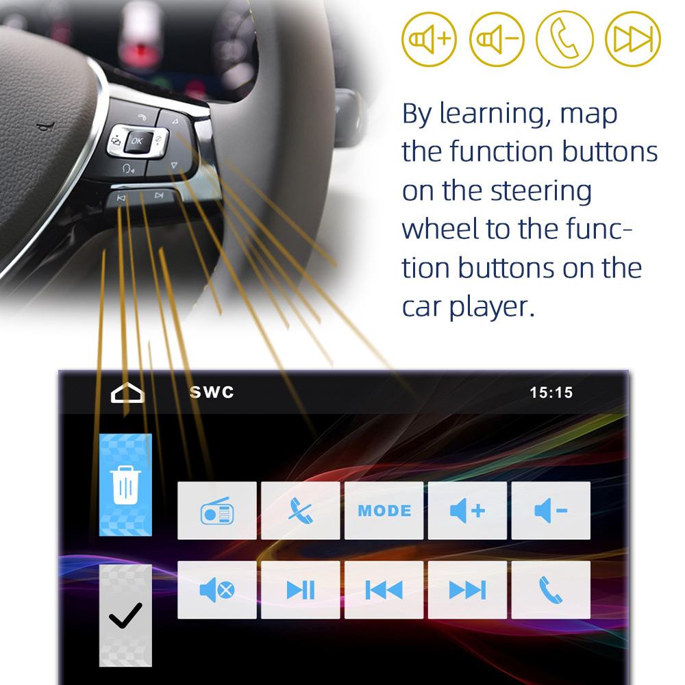 5 Inch Car Stereo MP5 Player BT FM Radio Receiver Support Hands-Free Calling USB Charge/Playback Phone Link Reversing Assist Steering Wheel Control
