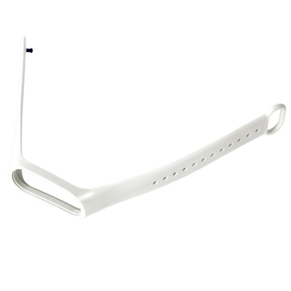 Breathable Silicone Sport Watch Band Adjustable, Replacement Accessories for Mi 3 Band Replacement