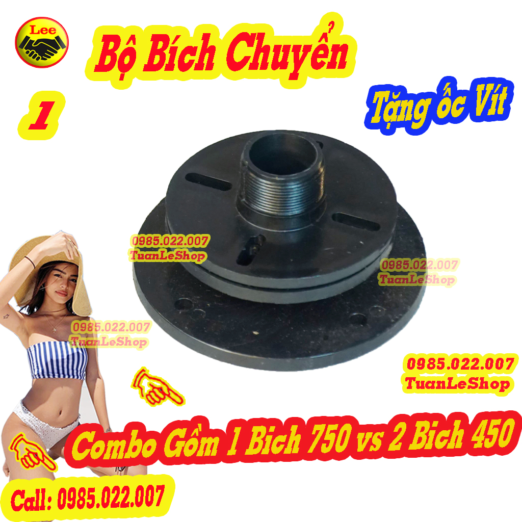 BỘ BÍCH CHUYÊN 750 VỀ REN XOÁY 750,350 – TẶNG KÈM ỐC VÍT