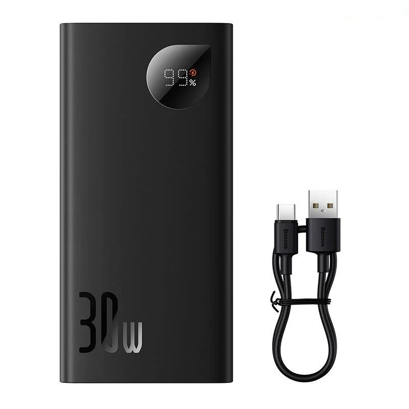 Pin Sạc Dự Phòng Sạc Nhanh Baseus Adaman2 Digital Display Fast Charge Power Bank 10000mAh 30W (Adaman Gen2, PD/ QC/ SCP/ FCP/ AFC Multi Quick Charge Support)-HÀNG CHÍNH HÃNG