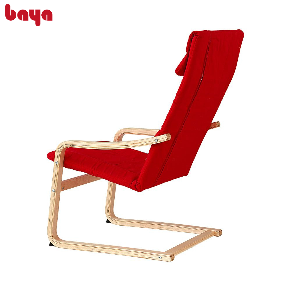 Ghế Bành BAYA VIKING ALVAR Mang Đậm Phong Cách Bắc Âu, Khung Ghế Được Làm Từ Gỗ Bền Bỉ Có Độ Nhẵn Bóng Đẹp Mắt, Đệm Ghế Làm Từ Cotton Mềm Mại Thoáng Khí, Dễ Vệ Sinh