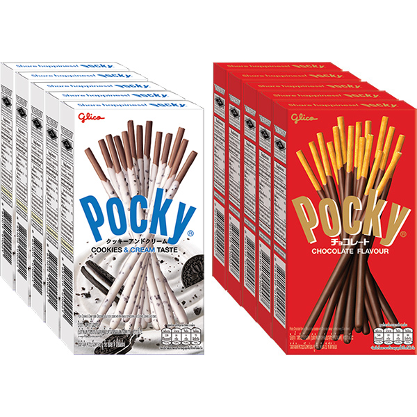 Bánh que Pocky Happy Set B x 10 Hộp