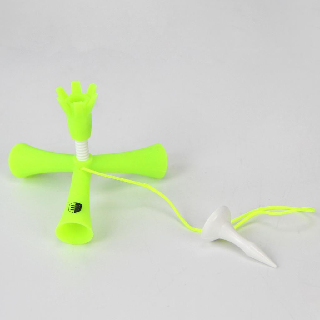 2-3pack Plastic Golf Driving Range Practice Tee Holder Tees Divot Tool Green