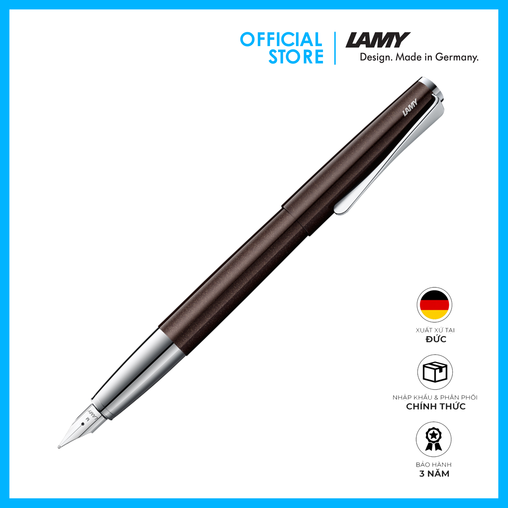 Bút máy LAMY Studio Dark Brown