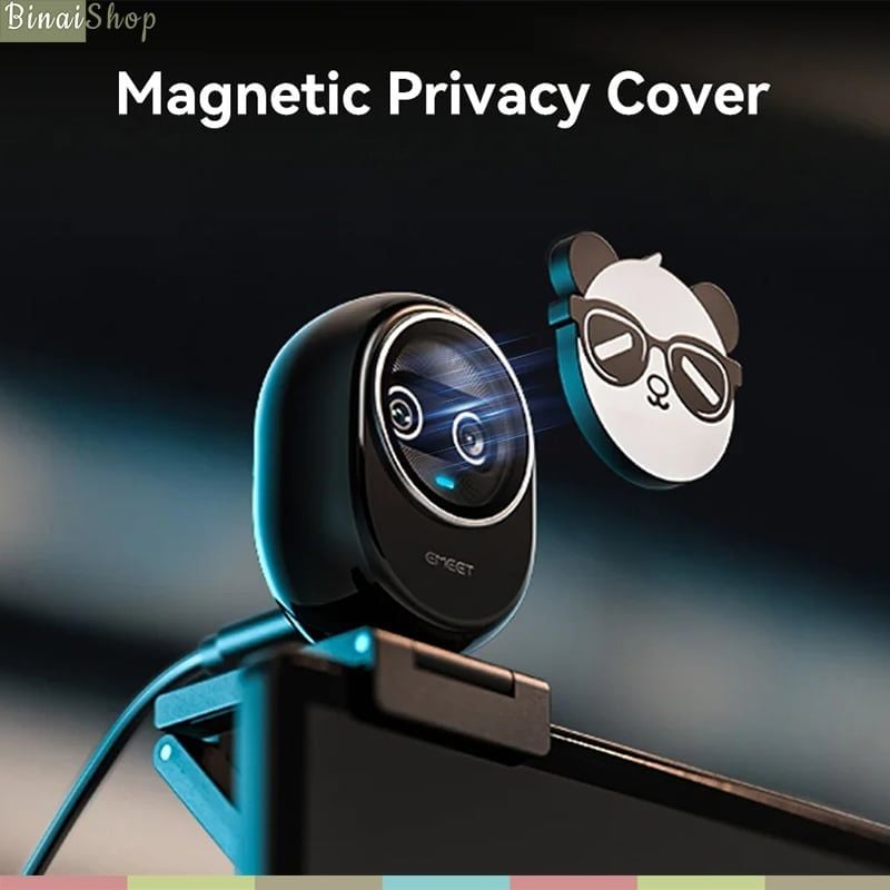 Emeet Piko 4K – Webcam UHD-4K AI, Mic 3 Chế Độ, Tự Động Lấy Nét Dành Cho Dạy Học, Họp Online, Livestream - Hàng chính hãng