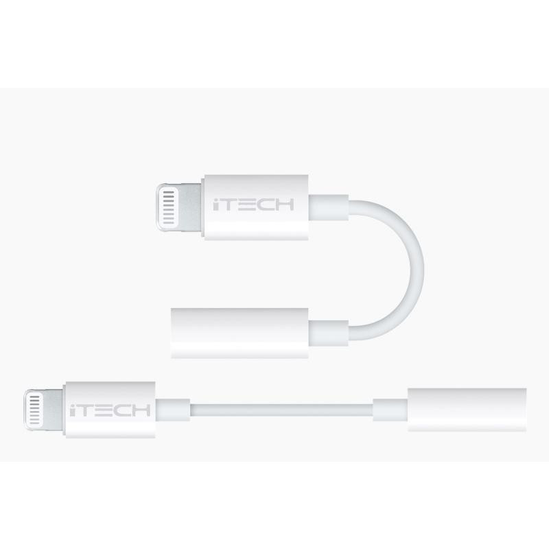 Cáp chuyển đổi Lightning sang jack 3.5mm ITECH Nghe Nhạc và Đàm Thoại -  Hàng nhập khẩu