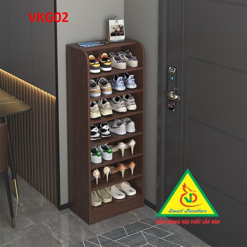 Tủ Giày Hiện Đại Nhiều Ngăn Để Giày, Tiết Kiệm Diện Tích VKG02 - Nội thất lắp ráp Viendong Adv