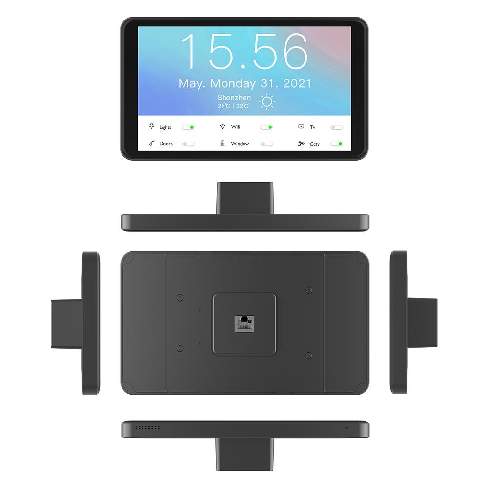 Máy tính bảng Android Tường 5,5 inch RJ45 Màn hình cảm ứng POE cho màn hình nhà thông minh