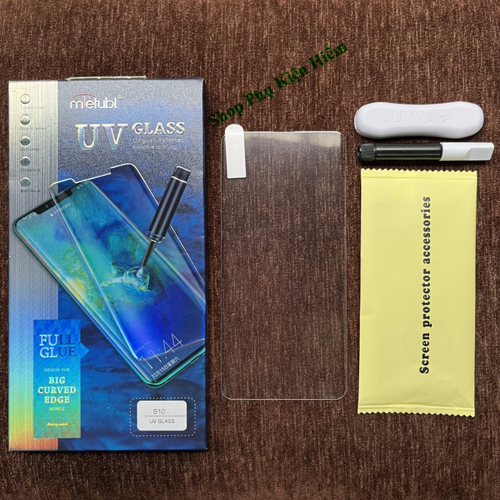 Kính cường lực full dành cho Samsung S10 keo UV Mletubl - Hàng nhập khẩu