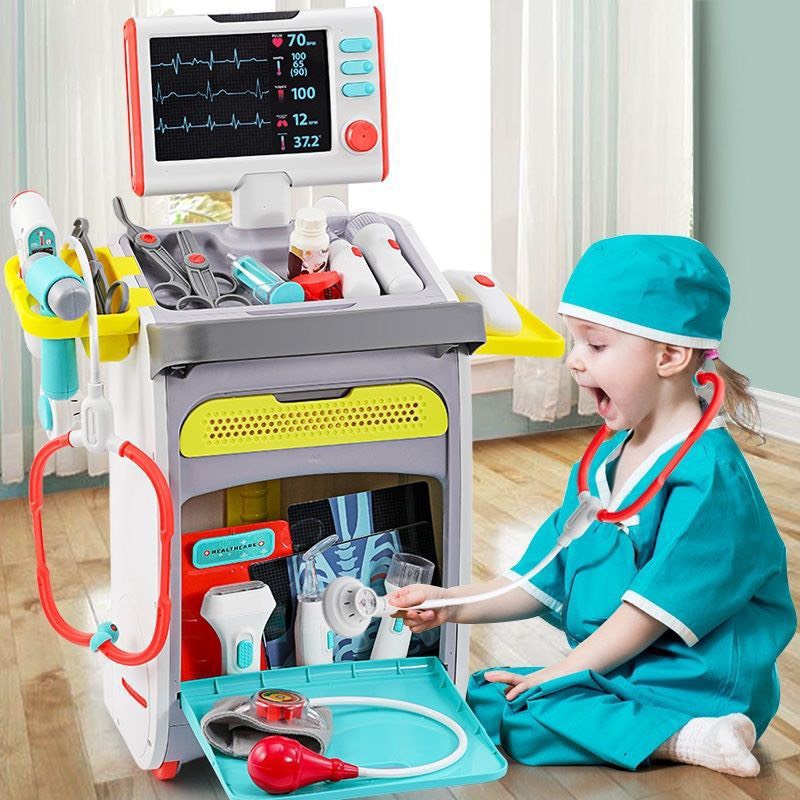 Đồ chơi bác sĩ cao cấp, bộ đồ chơi bác sĩ full phụ kiện bộ to cho bé - Quà tặng kỹ năng cho bé