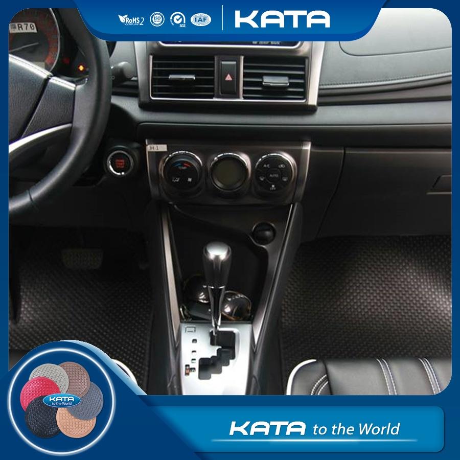 Thảm lót sàn ô tô KATA cho xe Toyota Yaris - Khít với sàn xe, Chống trơn, Không mùi, Không ẩm mốc
