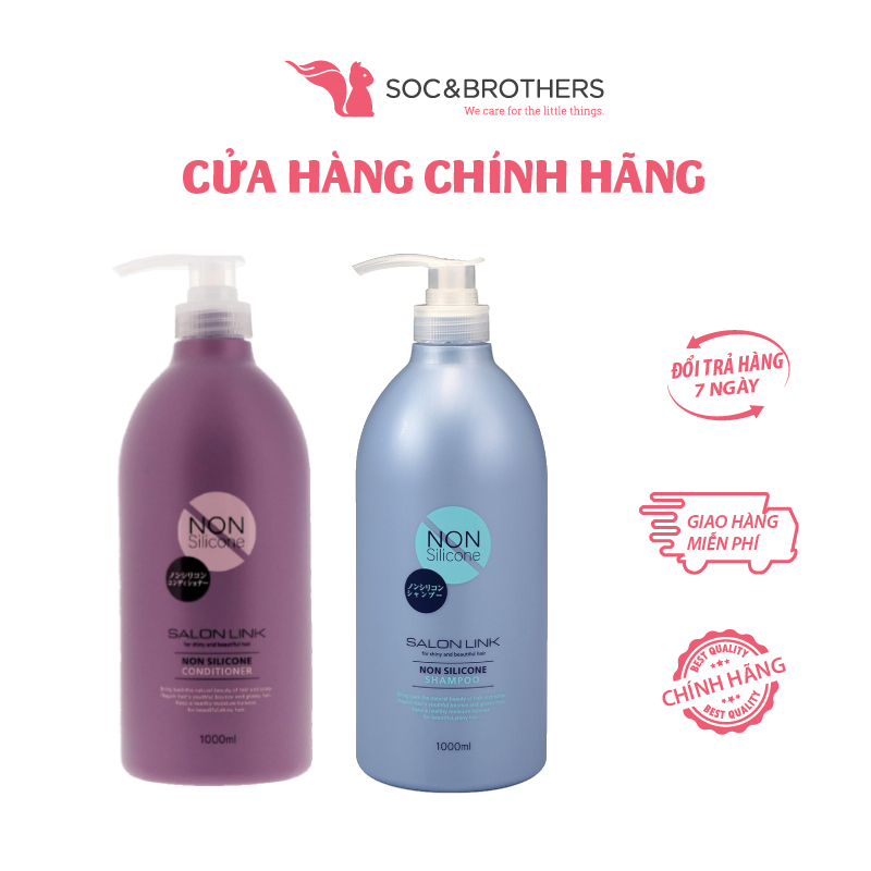 Dầu gội/dầu xả Salonlink không chứa Silicone 1000ML - hàng chính hãng(MP)