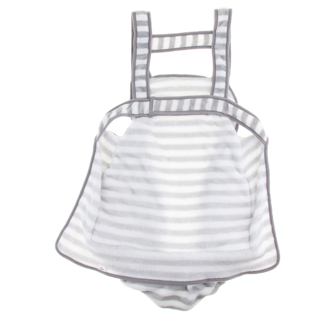 Coral Fleece Apron Pad with Pocket for Holding Pet Cat Rabbit