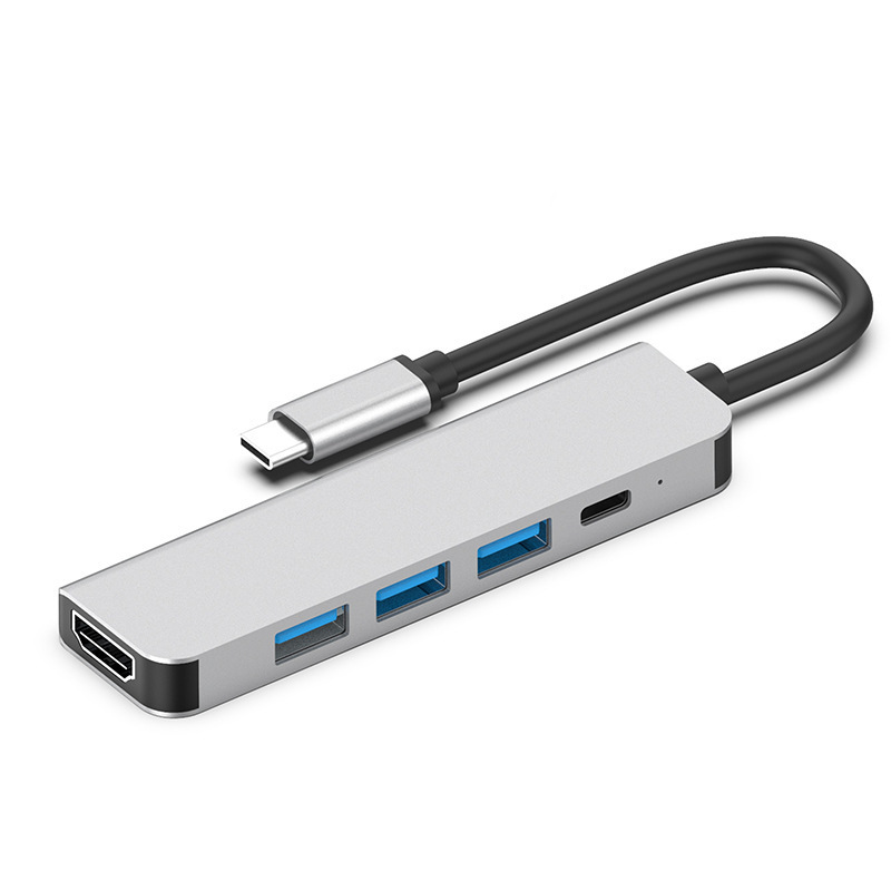 Thiết bị mở rộng USB type C Thunderbolt 5 in 1 ra cổng 3 USB/HDMI/PD