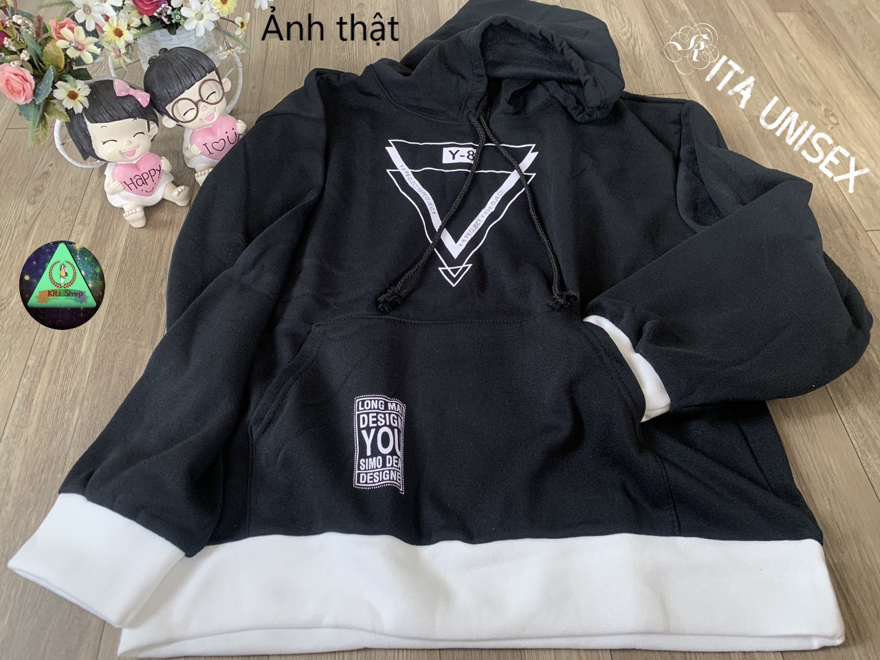 Áo khoác Hoodies nam vải nỉ bông mềm ấm Freesize Thời trang Hot Trend Kita Unisex - Y8