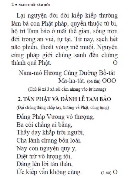 Nghi thức Sám Hối Sáu Căn và Hồng Danh (Tái bản 2022)