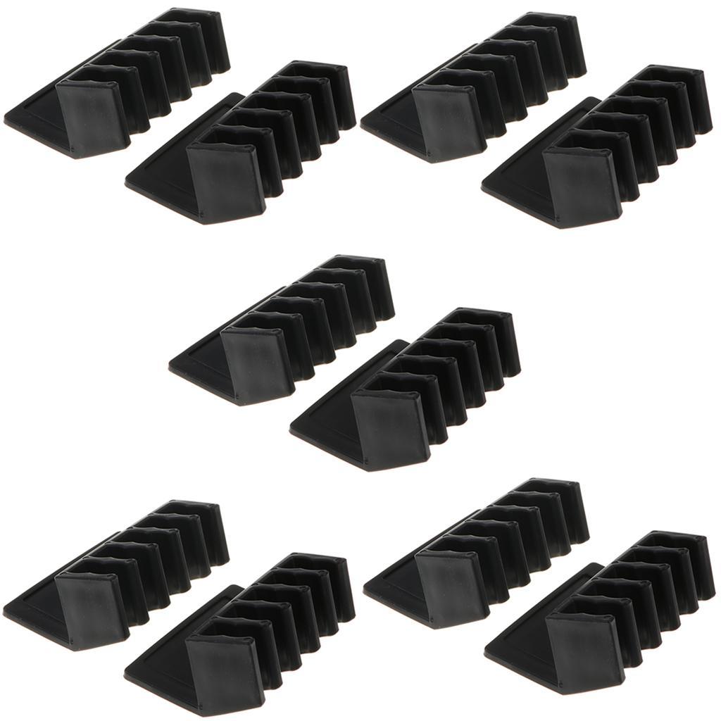 5 Set Cable Clips Self Adhesive Cord Management Holder Organizer Clamp