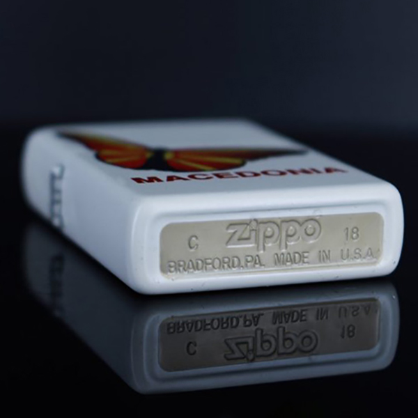 Bật Lửa Zippo 214 Macedonia Butterfly