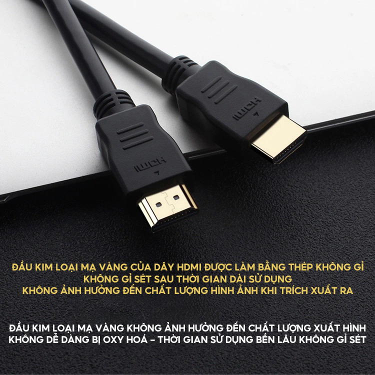 Dây Cáp HDMI 2.0 Dây Dài 1.8 Mét Xuất Hình 4k Dây Dẫn Đồng Cao Cấp Giá Rẻ