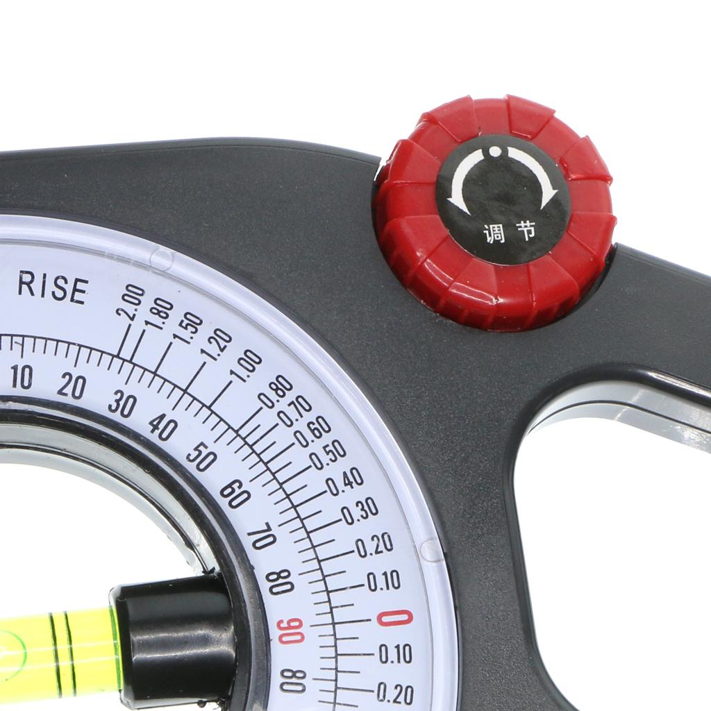 Slope Protractor Angle Bevel Inclinometer Nonmagnetic Declinometer