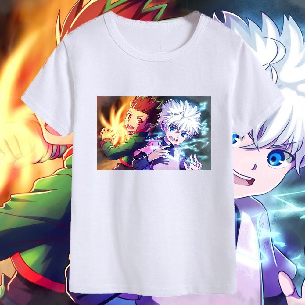 Áo Thun Tay Ngắn In Hình Hunter X Hunter Killua Zoldyck GON Hisoka unisex nam nữ độc đẹp giá rẻ cực HOT