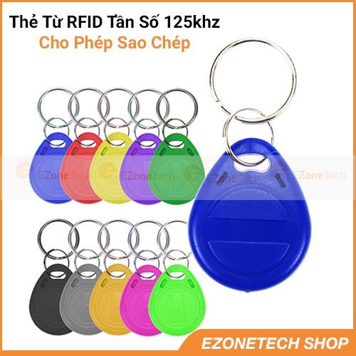 Thẻ Từ RFID Tần Số 125Khz Ghi Đọc Nhiều Lần Dạng Móc Khóa