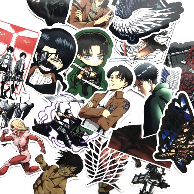 Set 60 Sticker Attack On Titan