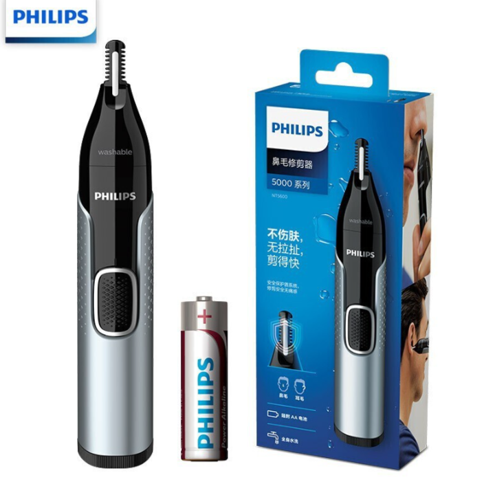 Máy tỉa lông mũi và lông tai nhãn hiệu Philips NT5600 serial 5000 - HÀNG NHẬP KHẨU