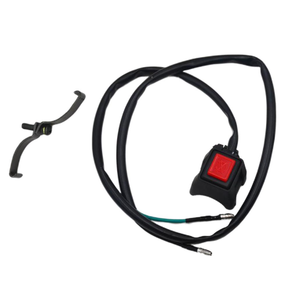 7/8'' Motorcycle Handlebar Scooter ATV Dirt Bike Kill Stop ON -OFF Button Switch