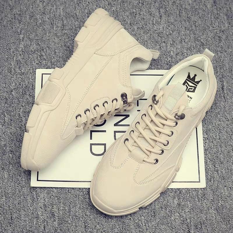 Giày Sneaker Nam TKTMS08 Giày Thể Thao Nam Da Lộn Phong Cách Bụi Bặm Đường Phố Size