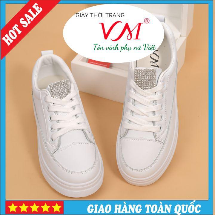 TOANSCC Giày VM Nữ Màu Trắng TT.P14107.3F