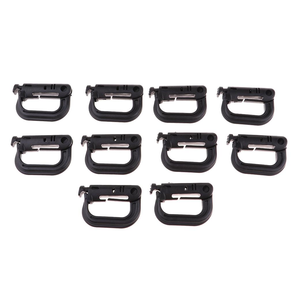 20pcs    Locking Buckle Carabiner Climbing Hanging Hook