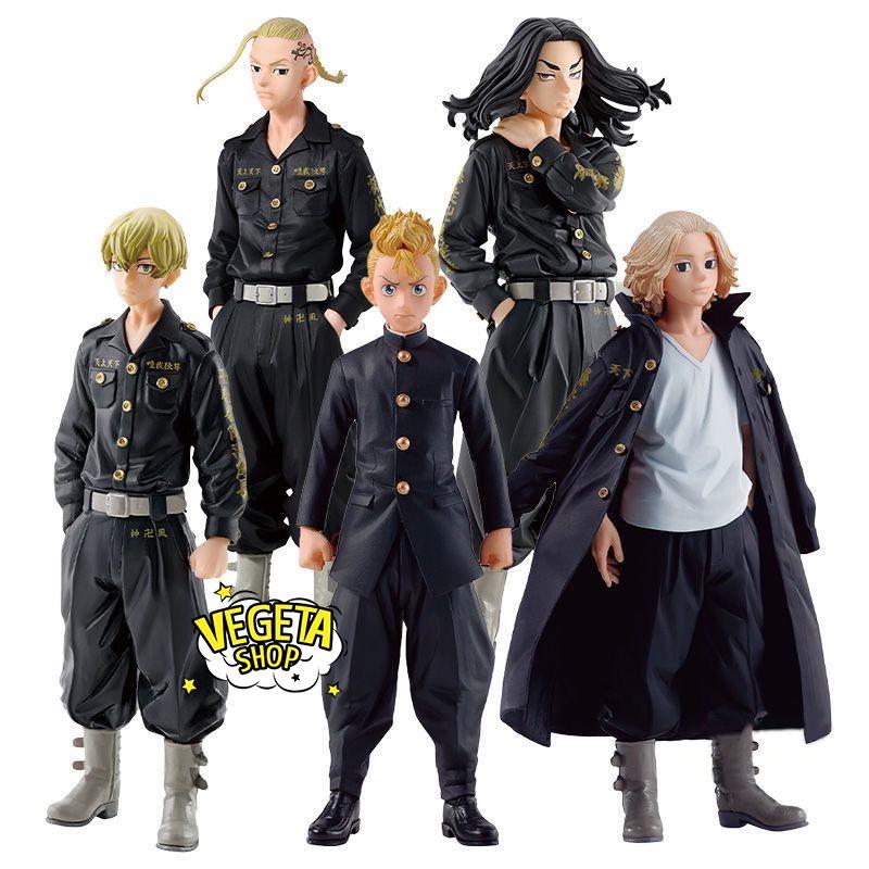 Mô hình Tokyo Revengers - Takemichi Chifuyu Mikey Draken Baji Atsushi Akkun Hinata - Tokyo Manji Touman - Cao 16~18cm