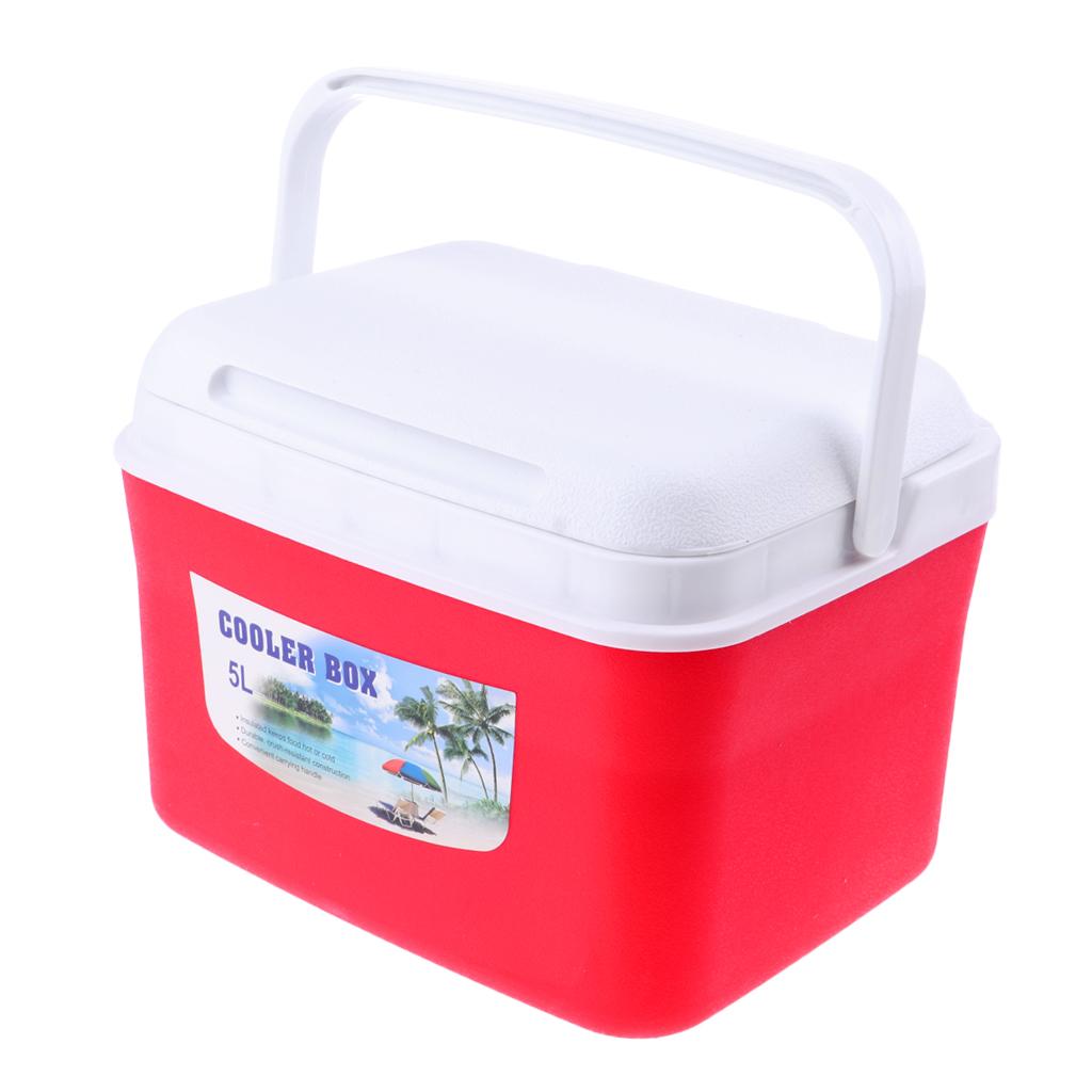 Camping Outdoor Drinks Food Cooler Box Car Ice Bucket with Handle