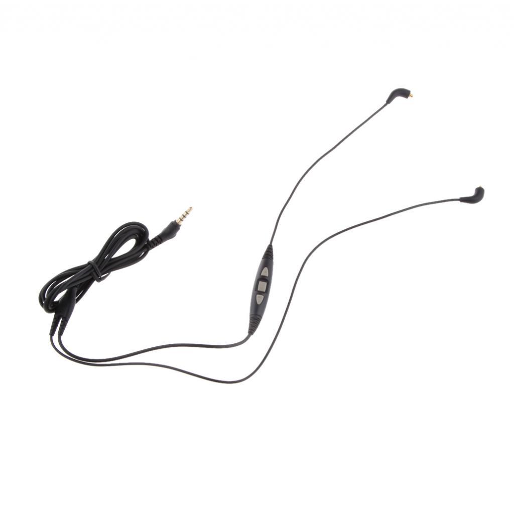 Headphone Replacement Audio Cable with Mic for Shure se215 se535 se425 se846