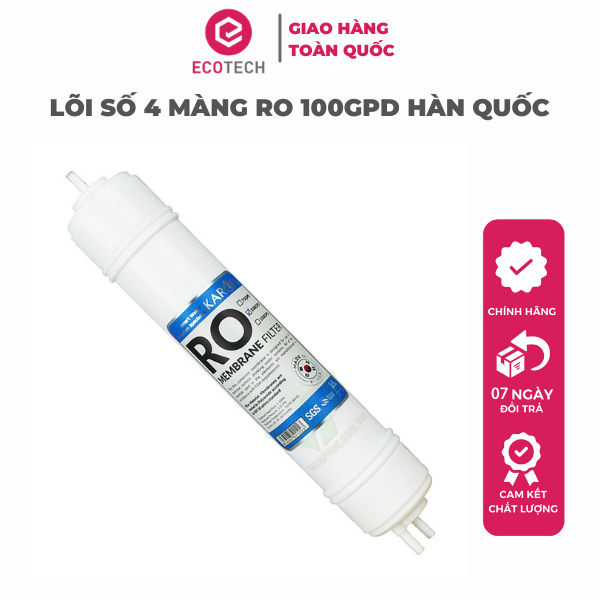 Lõi số 4 Màng RO 100GPD Hàn Quốc - Hàng Chính Hãng