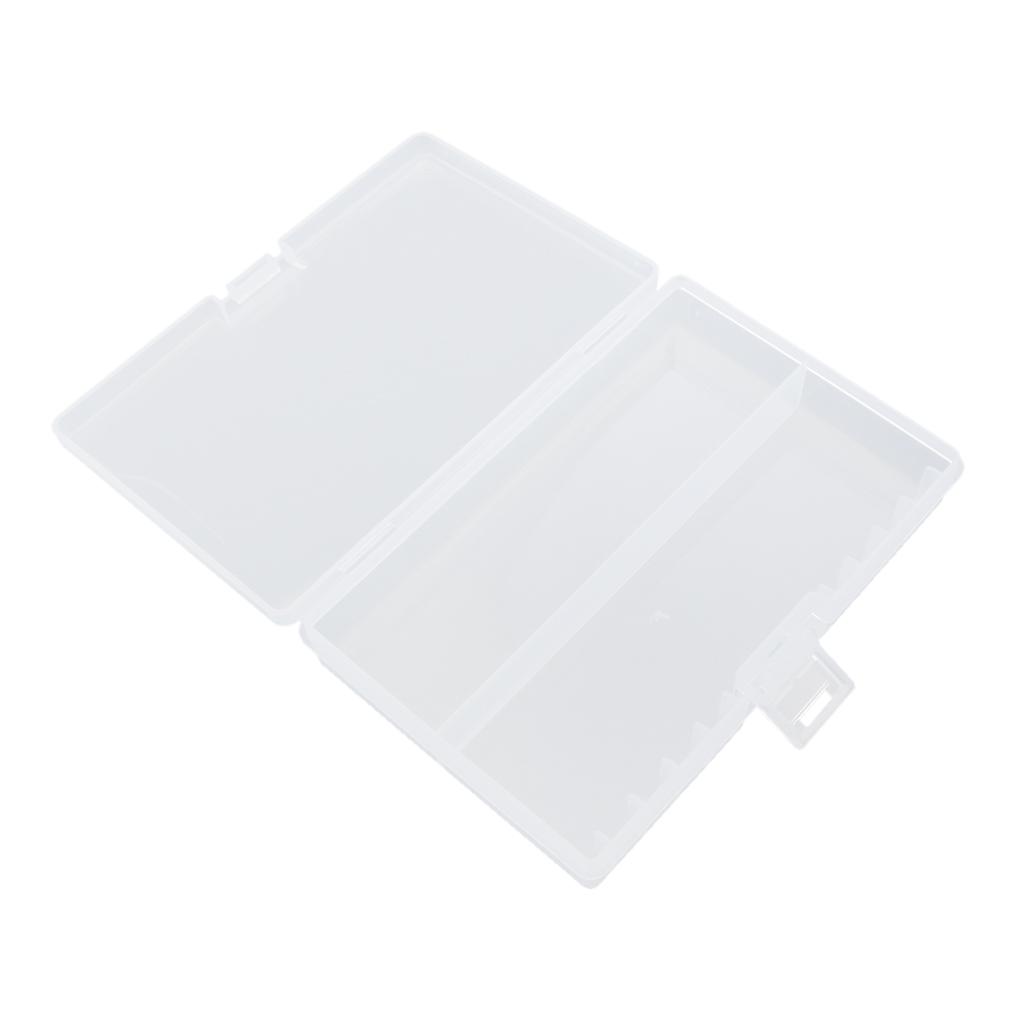48 AA Battery Storage Box Battery Storage Case Plastic Battery Holder Clear