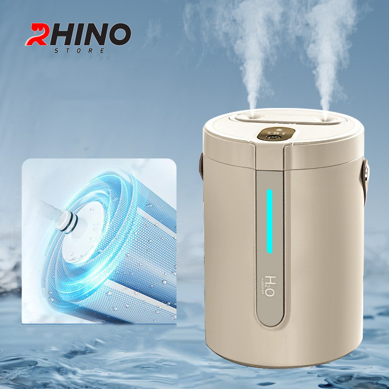 Máy tạo ẩm phun sương sạc pin Rhino H805, dung tích 2 lít, 3 chế độ hàng chính hãng