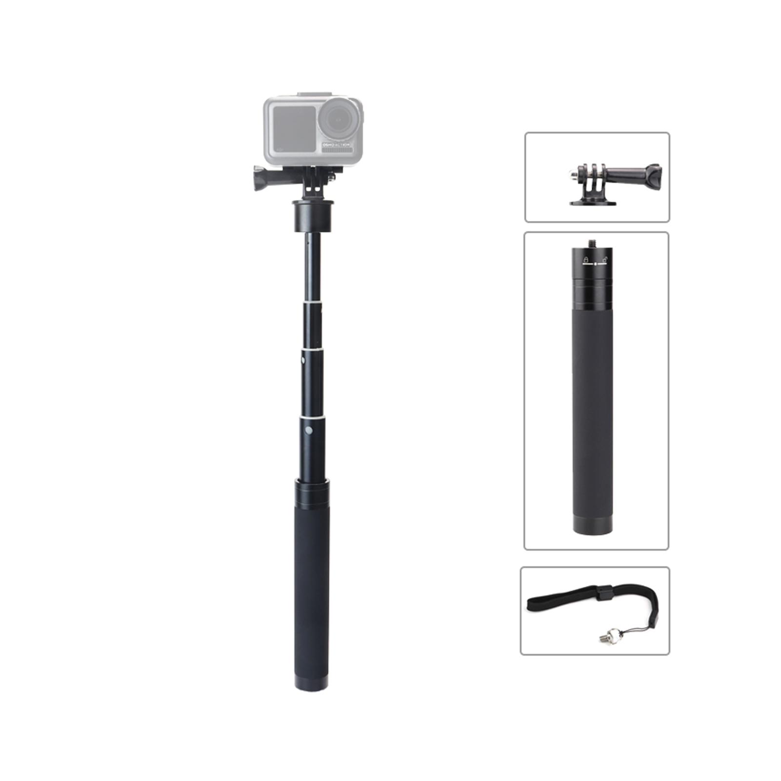 Gậy chụp ảnh tự sướng bằng nhôm hợp kim Max. 760mm chiều dài có thể mở rộng 1/4 inch