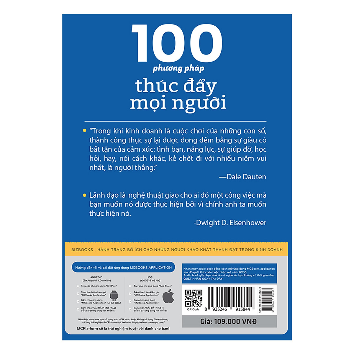 100 Phương Pháp Thúc Đẩy Con Người – Bí Quyết Của Nhà Lãnh Đạo Đại Tài - MinhAnBooks