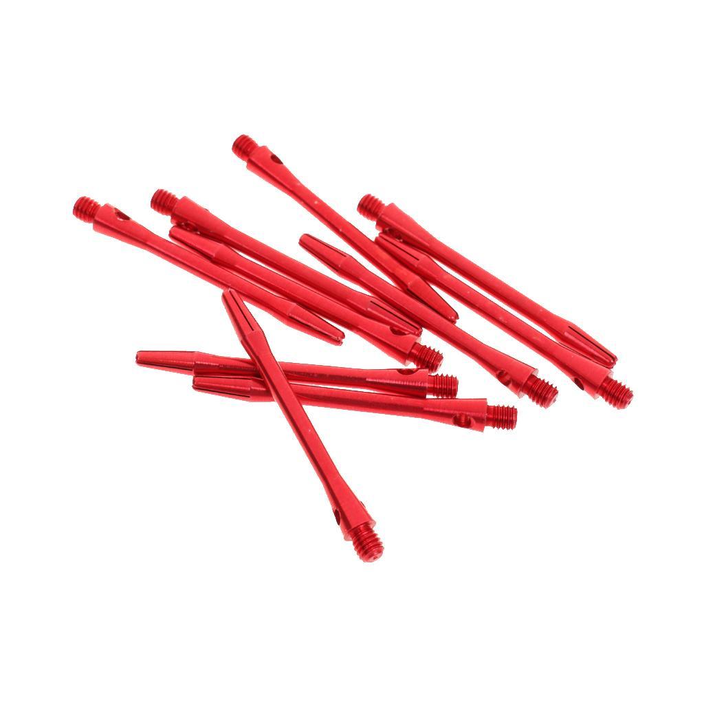 10-pieces 53mm Aluminum Shafts Throwing Fitting with 4 Colors
