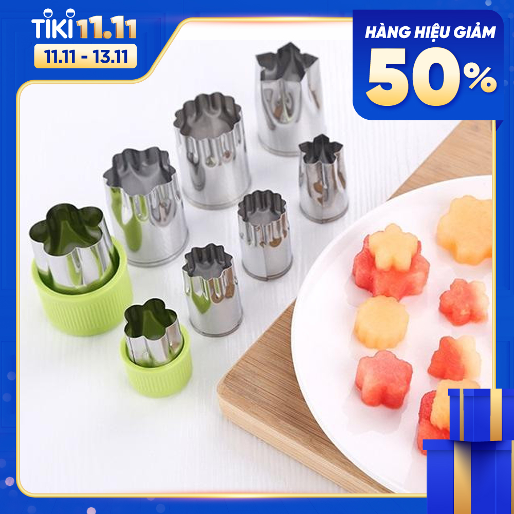 Set 8 khuôn cắt rau củ