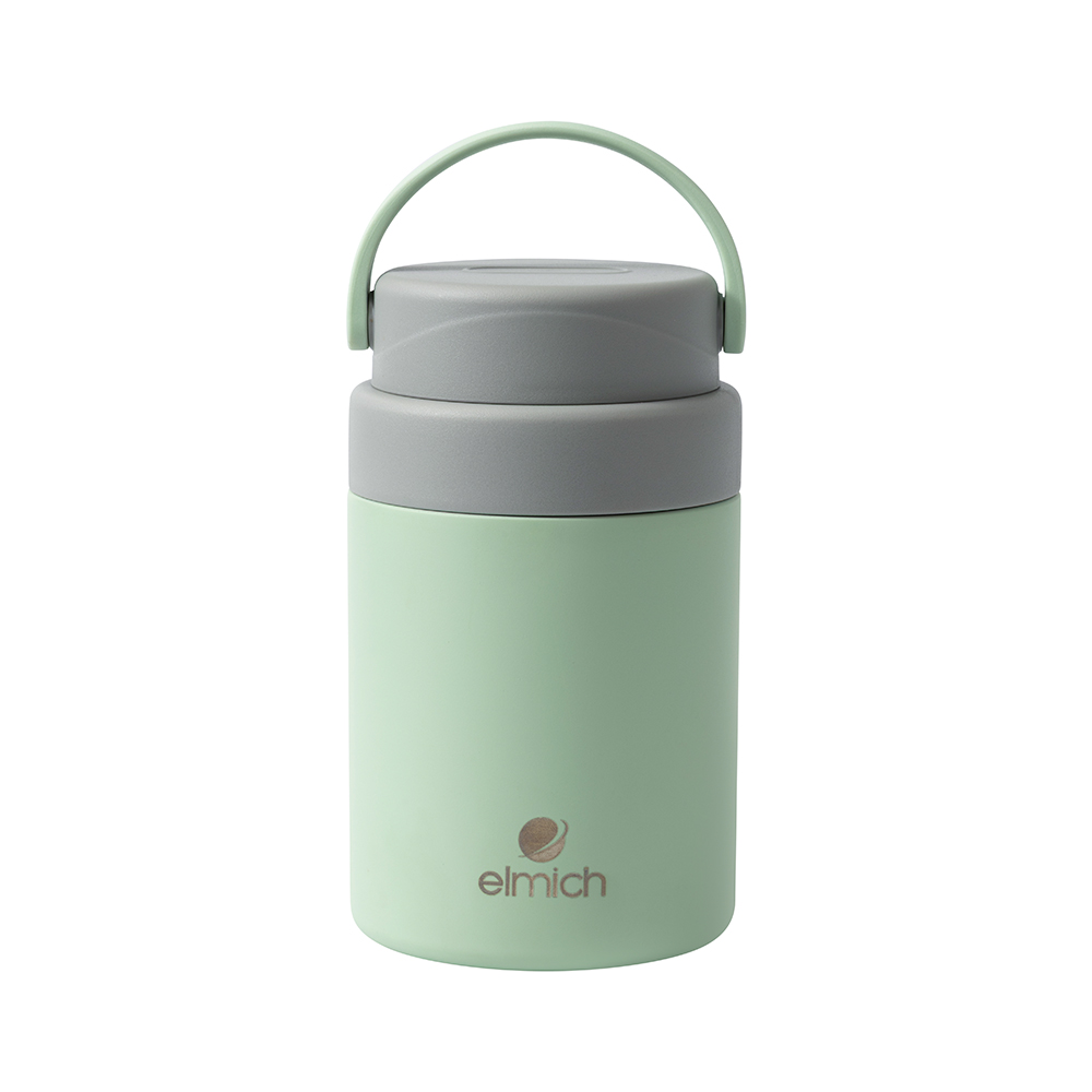 Bình Đựng Thức Ăn Giữ Nhiệt Elmich EL1289 750ml, Hàng Chính Hãng, Inox 316, Kèm Muỗng - JoyMall