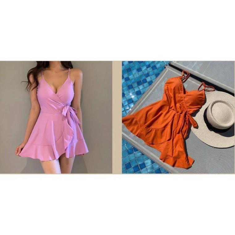 Bikini Váy Hàn Quốc bánh bèo buộc nơ xinh xắn