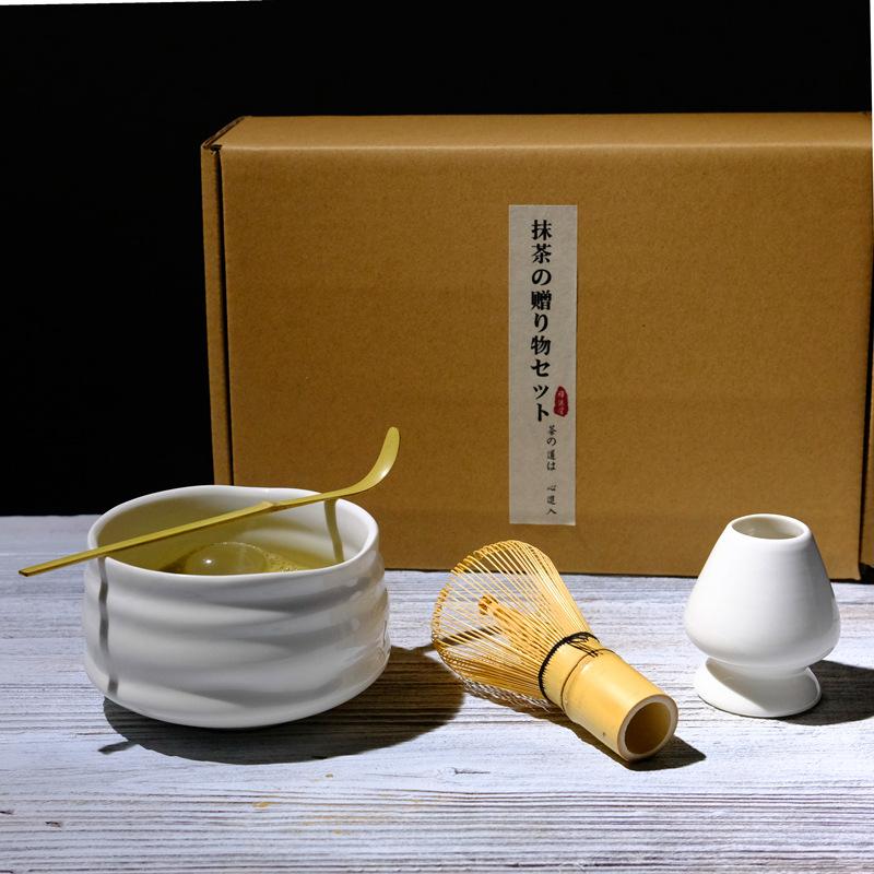4 Cái/bộ Tre Truyền Thống Matcha Đánh Nhật Bàn Chải Chuyên Nghiệp Trà Xanh Đánh Chasen Trà Đạo Bàn Chải Máy Xay