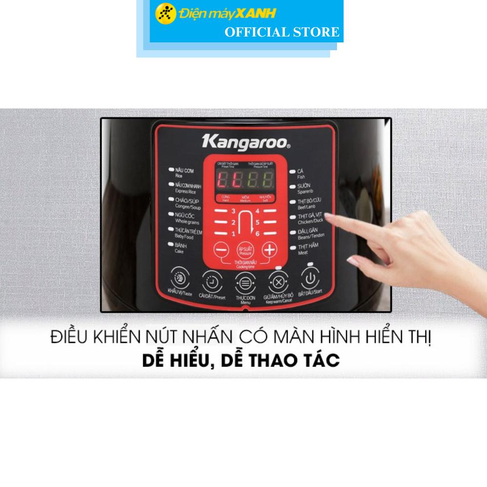 Nồi áp suất điện Kangaroo KG6P2 6 lít - Hàng Chính Hãng