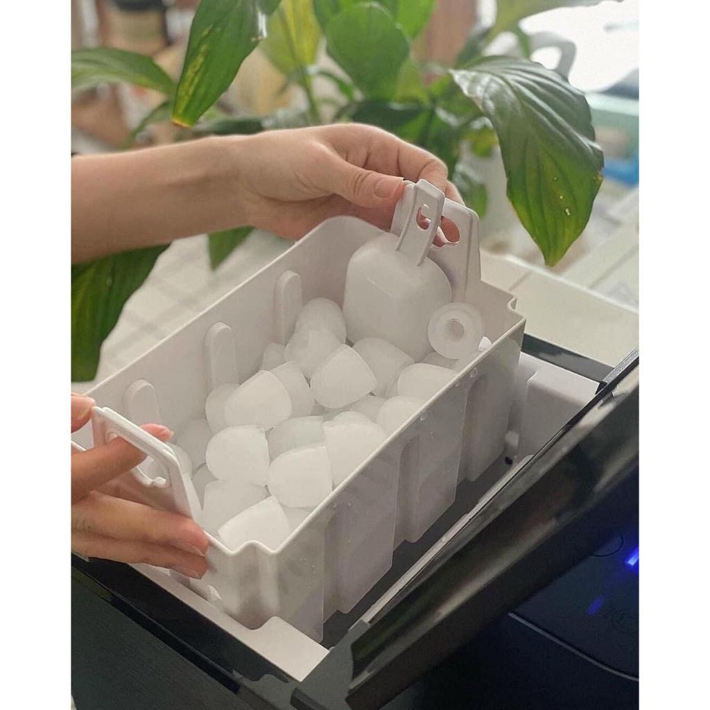 Máy Làm Đá Tự Động SWISS MILITARY, Làm Đá Nhanh Trong 8 Phút, Hiệu Quả, Nội Địa Hàn, BH 12 Tháng