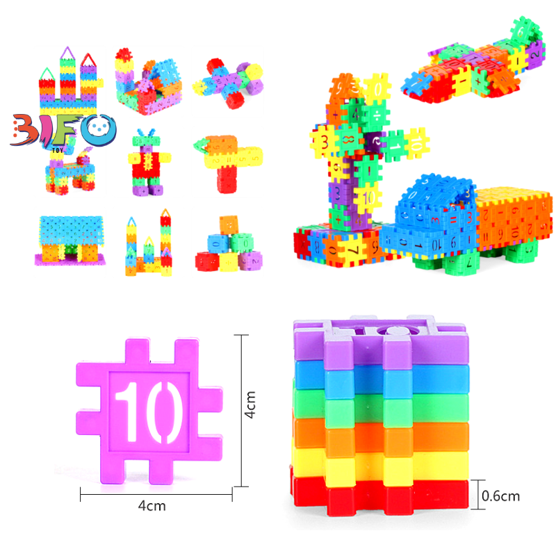 Bộ 50 khối nhựa xây dựng Building block siêu thú vị cho bé