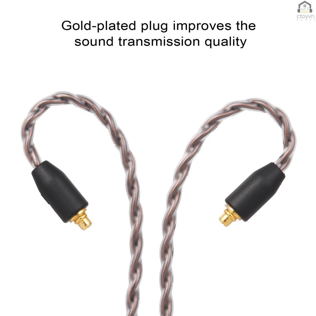 Cáp nối tai nghe có thể tháo rời jack 3.5mm tương thích với Shure SE215/SE315/SE425/SE535/SE846